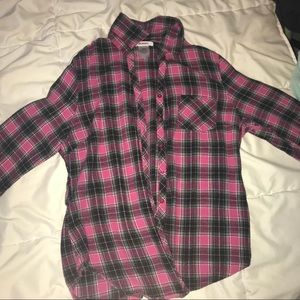 Pink and Black Flannel